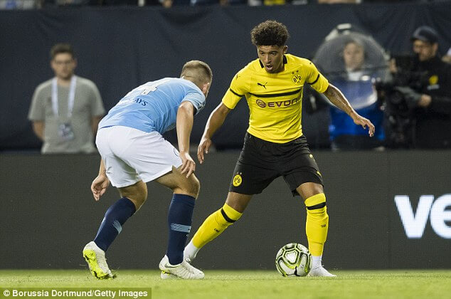 English youngster Jadon Sancho has been exceptional(1)