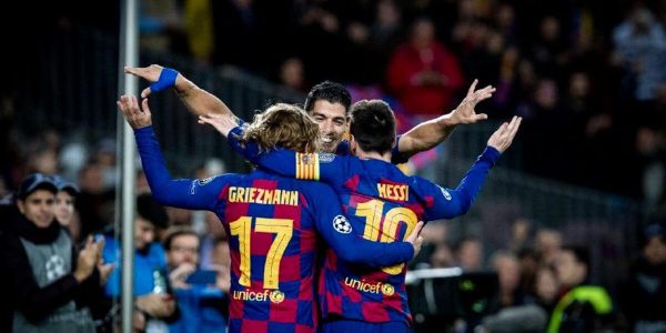 Barcelona-Griezmann-Suarez-Messi