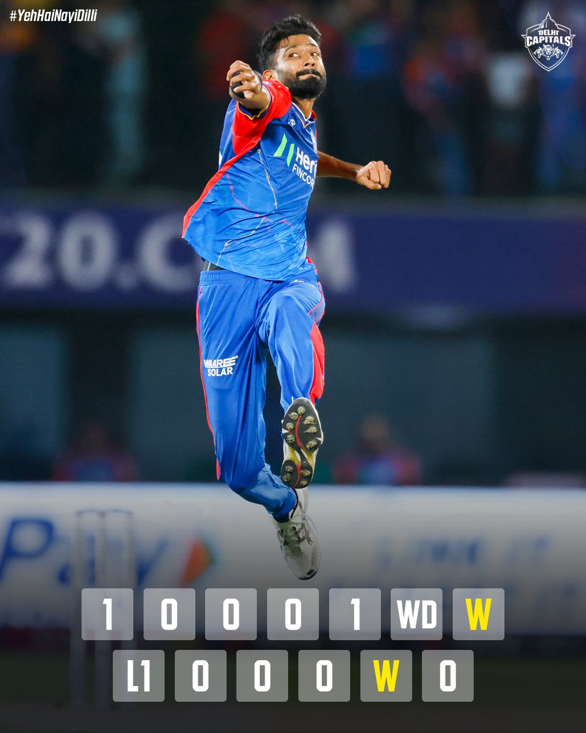 Khaleel Ahmed delivered a performance for the ages, helping DC record their 1st IPL 2024 win. (DC)